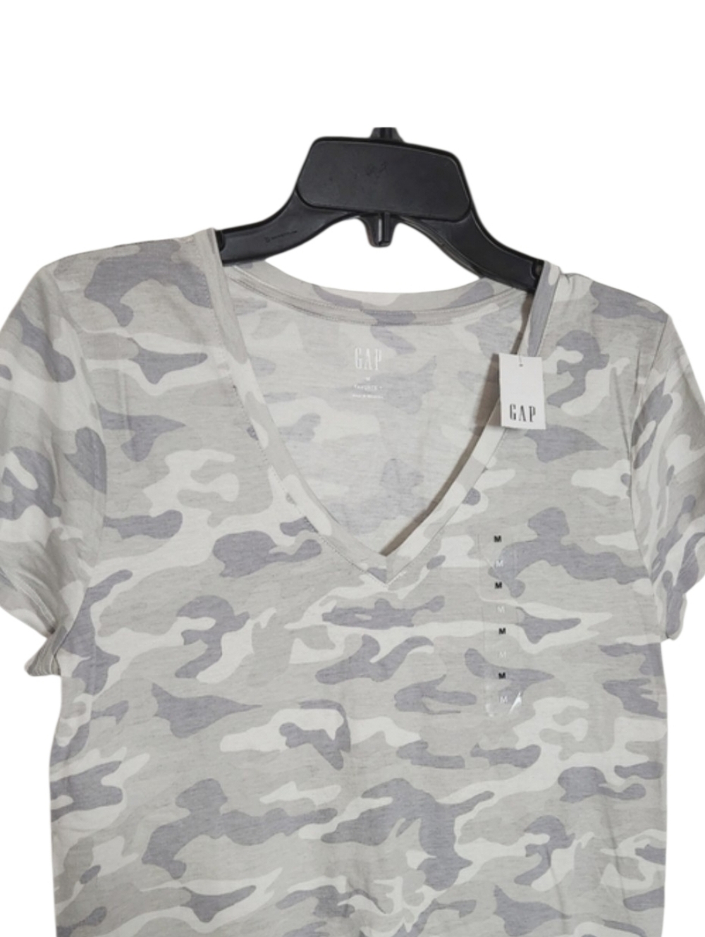 GAP Camo V-Neck Top NWT